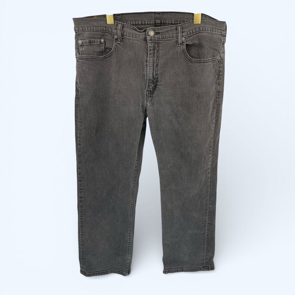 Levi's Men's Dark Gray 559 Straight Jeans 40x30 (actual 38x28)